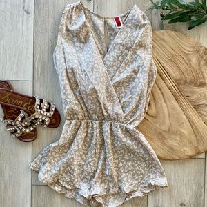 Sweet Floral Romper NWOT